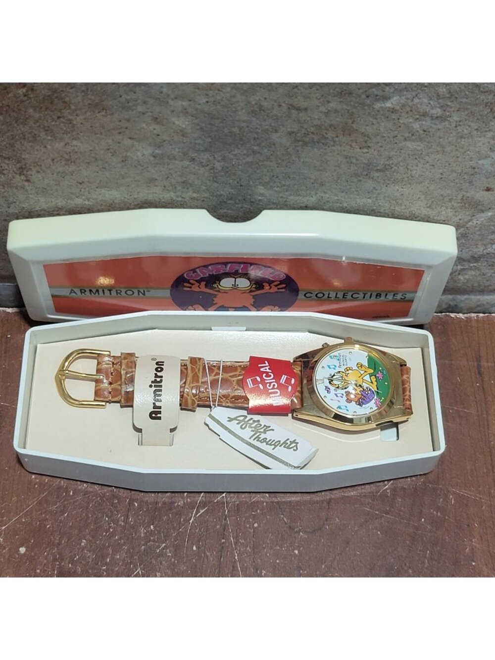 Vintage Armitron Garfield Musical Quartz Wristwatch New Old Stock